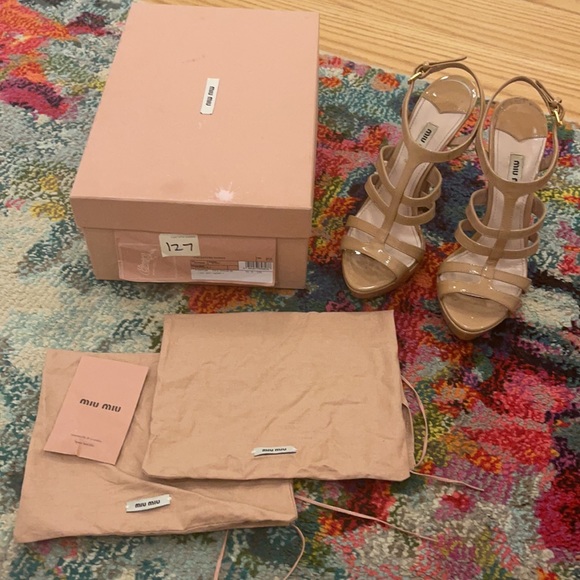 Miu Miu Platform Sandals